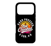 Hard Pressed Not Crushed 2 Corinthians 4:8 Christian Case for iPhone 17 Pro