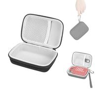 Hard Protective Case for JBL GO 3/GO 4 Speakers, Bluetooth Speaker Carry Bag, gray, plain