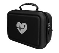 Hard Protective Case with Inner Pocket for Blood Pressure Monitor Impacts Storage Bag Case Travel Bag Protective Case with Inner Pocket Hard Case Impacts Organizers Pouches Blood Pressure Monitor Bag