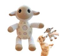 Hard Puppy Teething Toy, Dog Filled Animal Toy Squeak - Interactive Cute Chew Doll Bunny and Lamb - Plush Puppy Sound Toy Home Bedroom Decoration for Medium, Large Pets