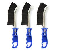Hard PVC Bristle Curved Brush Spid Car Metal Paint Parts Cleaning Wheel x 3