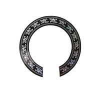 Hard PVC Circle Sound Hole Rosette Inlay For 38 39 Inch Acoustic Guitars Decal Soundhole Cover 90mm