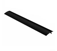 Hard PVC Strip for Wall Base Application in Contemporary Interiors Featuring Dimensional Integrity Under Variable Environmental Conditions (25-inch Black)