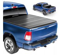 Hard Quad-Fold Truck Bed Tonneau Cover for Dodge Ram 1500 2002-2010, 2500 3500 2003-2010, Ram 1500 2500 3500 2011-2025, Ram 1500 Classic 2019-2024, Fleetside 6.4 ft 76.8 in Bed