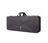 Hard Rifle Case ABS Double-Sided Egg-Shaped Foam Tactical Weapon Case with Rubber Handle and Alloy Zipper Not Easily Deformed for Rifles, Guns, Shotguns, Ammo, Scopess & Gear(120x30x10cm)