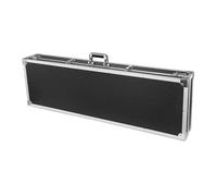 Hard Rifle Case Aluminum Alloy Tactical Gun Case with Combination Lock and Tool Lock Metal Corner Guards Gun Box for Rifles, Guns, Shotguns, Ammo, Scopess & Gear(Black,130x30x10cm)