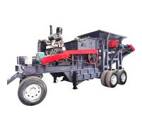 Hard Rock Mobile Crusher Unit - Powerful Jaw Crusher for Quarry and Mining Applications