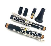 Hard Rubber Body 17 Keys Bb Tone Clarinet Woodwind Instrument With Storage Case And Accessories Clarinet Set