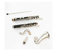 Hard Rubber Body Nickel Plated Keys Clarinet 20 Key Bb Tone Bass Clarinet Instruments With Case Clarinet Kit
