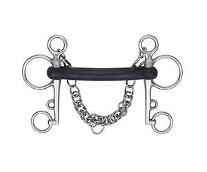 Hard Rubber Pelham Straight Bar