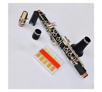 Hard Rubber Tube Body Copper-Nickel Nickel Plated 17 Keys Eb Tone Clarinet With Clarinet Case Clarinet Kit