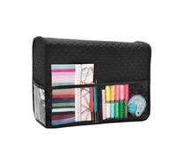 Hard Sewing Machine Cover - Foldable Protective Polyester Dust Guard With Storage Pockets | Durable Case For Standard And Compact Models | Keeps Sewing Machines Clean, Safe & Organized