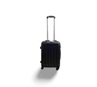 Hard Shell 4 Wheel Spinner Suitcase Set Luggage Trolley Case Cabin Hand Black (Small 20")