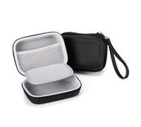 Hard Shell Blood Glucose Meter Case with Waterproof and Wrist Strap, Black | Oxford Cloth, Hard Shell, Waterproof, Travel Use, Home Use, 5.51 x 3.54 x 2.17 in, for Sinocare, for Yuwell, for Omron, Black