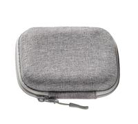 Hard Shell Camera Pouch - Carrying & Protective Case for Compact Cameras with EVA | Shockproof Organizer Box for Travel & Photographers, Oxford Cloth Pouch for Men Women, Black/Gray