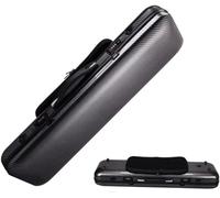 Hard Shell Carbon Fibre Violin Case for 4/4 Full Size with Hygrometer - Waterproof and Moistureproof Violin Accessories