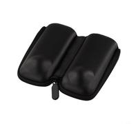 Hard Shell Carrying Case for Insta360 X5/X4, PU Leather Protective Bag with Lens Cover, EVA Shockproof Pouch for Action Camera, Black