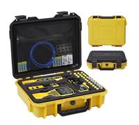 Hard Shell Case for Klein Tools VDV501-851 VDV500-123 VDV226-110 VDV427-300 | Portable Storage Holder for Network Tools Cable Tester for Scout Pro 3/ Wire Tracer and Accessories | Yellow Black