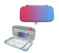 Hard Shell Case for Switch 2 2025 Version, Portable Travel Carrying Case with 10 Game Card Pockets, Protective Storage Bag for Game Console and Accessories, Hard Shell Guard (Red