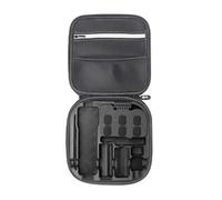 Hard Shell Case Pouch for DJI Pocket 3/4 Hard Case Shockproof Waterproof PU Storage Organizer with Magnetic Pad for ND Filters Mic2 and Accessories (pocket3 Black)