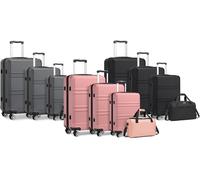 Hard Shell Classic Suitcase Set with a Travel Bag: 20-inch/Black/One