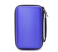 Hard Shell Diabetic Supplies Travel Case Diabetes Testing Kit Organizer Bag for Blood Sugar Test Strips, Glucose Meter, Lancets, Lancing Device, Medication, Pills, Insulin Syringes,Pens Needles (Blue)