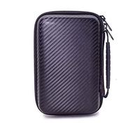 Hard Shell Diabetic Supplies Travel Case for Blood Sugar Test Strips, Glucose Meter, Lancets, Medication Pills, Insulin Syringes/Pens Needles (Black)