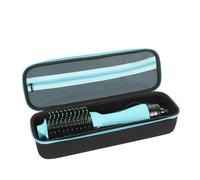Hard Shell EVA Travel Case Carrying Storage Bag Compatible with Revlon One-Step Hair Dryer Brush 1.0 & Plus 2.0 (Blue)