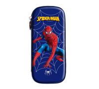 Hard Shell Eyeglass Case, Marvel Spiderman Design Clamshell, Durable Eyeglass Case For Small Frames, Perfect For Boys Girls Kids And Travel (Red)