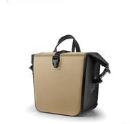 Hard-Shell Front Fork Bag PVC Scratch-Resistant Design | 3D hard-shell interior, maintains shape under load, stylish profile, no flimsy collapse, protects contents(Khaki)