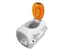 Hard Shell Pet Carrier, Airline Cat & Dog Travel Crate, Large Space for Outdoors Trip, Plastic Pet Kennel, for Vehicle Transport