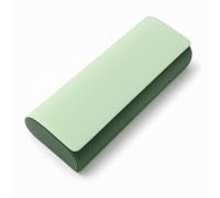 Hard Shell Slim Glasses Case | Protective Eyeglass Case for Men, Women | Lightweight Reading Glasses Holder for Purse Bag Pocket | Travel Spectacle Box with Cleaning Cloth, Spray (Mint & Olive)
