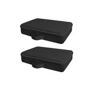Hard Shell Storage Bag for Ecovacs for WINBOT for MINI EVA Case Portable Shockproof Storage Box Protective Carrying Organizer Black 1 or 2 Packs for Window Cleaning Robot Accessories(B)