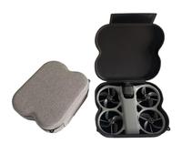 Hard-Shell Storage Case for DJI Avata 360 Oxford Fabric Protective Cover Shell Carrying Case Anti-Scratch Anti-Drop Handbag Custom Fit with 2 Holes for DIY Strap (Gray)