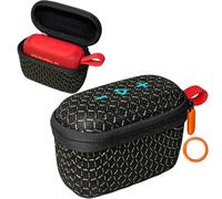 Hard Shell Storage Case for JBL GO5 Bluetooth Speaker Sound Permissive Mesh Portable Pouch With Soft Lining& Metal Carabiner