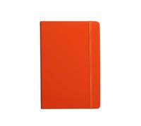 Hard-Shell Strap Handbook Student Simple Notebook -A5 Strap Book-Orange (14.5 * 21)