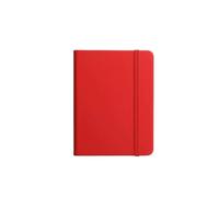 Hard-Shell Strap Handbook Student Simple Notebook -A6 Strap Book-Red (11 * 14.5)