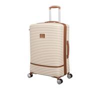 Hard Shell Suitcase 71cm - Cream & Tan - Whether You're Off On A Long-Haul Flight Or Taking A Trip for Work, This Suitcase Has Been Designed with You in Mind for Fuss-Free Travel.