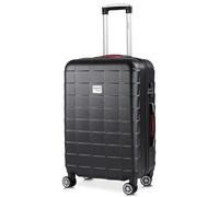 Hard Shell Suitcase Exopack Black 80L 65x41x27cm