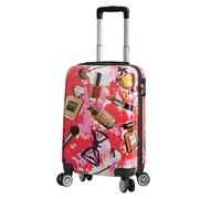 House of Leather Women's Hard Shell Suitcase Lightweight Expandable Fleek in Pink | Size: Cabin House of Leather Pink Cabin