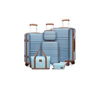 Hard Shell Suitcase Set with Toiletry Bag: 24 inch Suitcase with Toiletry Bag/ One