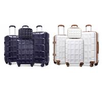 Hard Shell Suitcases with TSA Locks: 13 inch suitcase/White/One
