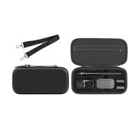 Hard Shell Travel Carrying Case for Insta360 X6 Camera PU Storage Pouch Waterproof Shockproof Organizer Bag with Shoulder Strap