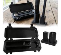 Hard Shell Travel Case for Puffco Pivot and for Hot Knife,and Portable Desktop Display Stand, Protective Case with Organizer Compartments for Jars and Swabs,Complete Storage (Accessories Set Only)