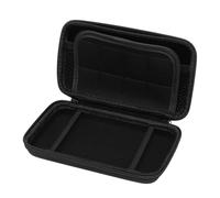 Hard Shell Travel Case with 8 Game Slots & Accessory Storage for 3DS XL/2DS XL/DS Lite/DSi XL Consoles (Black) (Black)