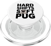 Hard Shifts Soft Pug Funny Manual Car Dog PopSockets PopGrip for MagSafe