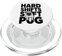 Hard Shifts Soft Pug Funny Manual Car Dog PopSockets PopGrip for MagSafe