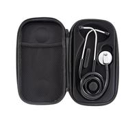 Hard Stethoscope Case for 3M Littmann Classic III,Lightweight II S.E, MDF Acoustica Stethoscope,Large Stethoscope Travel Case Compatible with Mesh Bag for Nurse Accessories Gauze (Black)