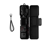 Hard Storage Box for Insta360 Luna Ultra, Shockproof Travel Carry Case with Wrist Strap Handheld Gimbal Guard Protector Guard for Luna Ultra Camera Accessories，Black