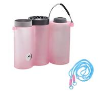 Hard Storage Box for Shark ChillPill FA022 Fan, Travel Pouch with Lanyard ，Transparent Pink